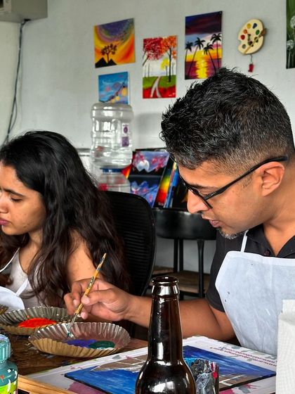 Paint Bar - Private Paint Parties Beyond the Canvas: Our Art Workshops photo 65