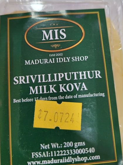 For a truly traditional sweet, try our Srivilliputhur Milk Kova, a rich and creamy delicacy.