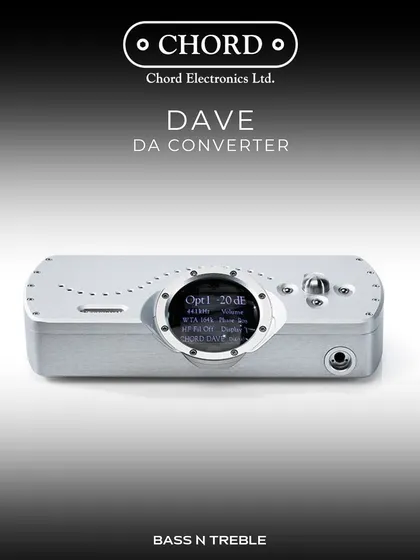 The Chord DAVE is a reference-level DA converter, headphone amplifier, and digital preamp. It is widely regarded as one of the best DACs in the world.