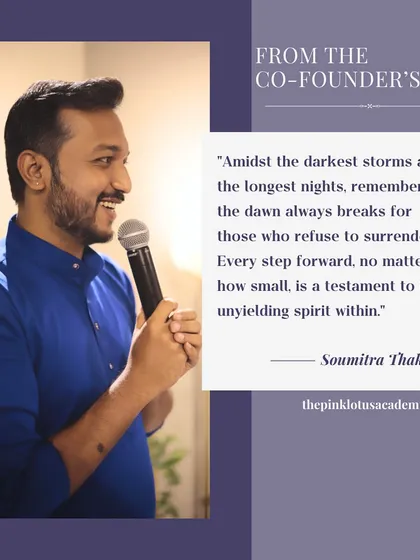 A reminder for the darkest storms: the dawn always breaks for those who refuse to surrender. Every small step forward is a testament to the unyielding spirit within.