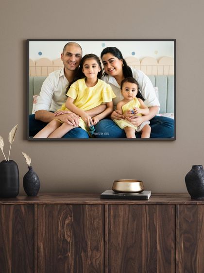 A beautiful family portrait, perfect for framing and displaying in your living room. These are the images that turn a house into a home.