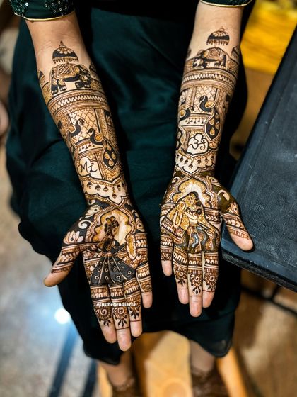 Lotus Mehendi Arts - Bridal & Occasion Mehendi Elaborate Bridal Designs photo 41