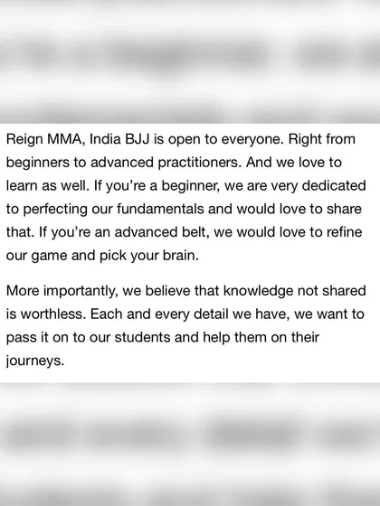 We believe that knowledge not shared is worthless. That's why Reign MMA has been a BJJ Globetrotters friendly academy since 2019, welcoming practitioners from all over the world.