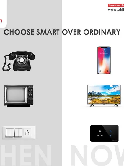 This graphic shows the clear progression of technology in our lives, from phones to TVs. My smart switches are the next logical step in that evolution for your home.