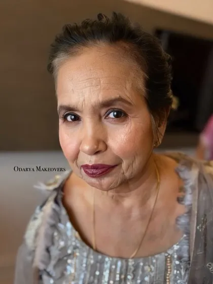 "Age is merely a number, but grace is timeless." A beautiful, soft makeup look for this lovely grandmother.