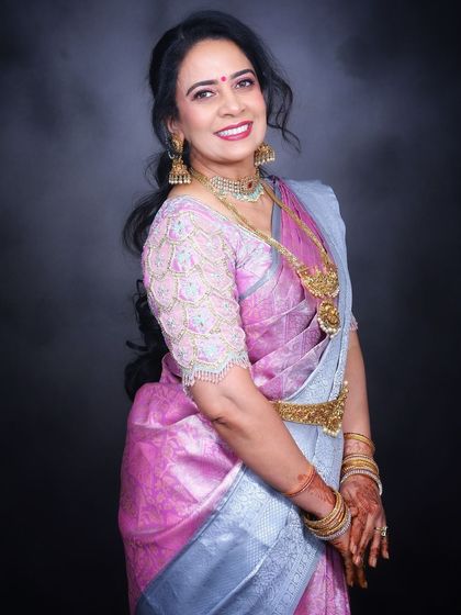 Vidya Naveen - Makeup, Styling & Cultural Arts Classes Bridal & Special Occasion Makeovers photo 16