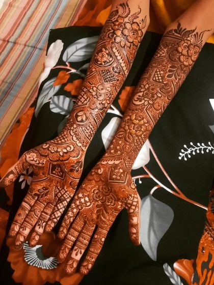 Mehendi Art by Nishat - Mehndi (Henna) Artistry Elaborate Bridal Henna photo 89