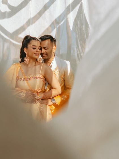 An intimate embrace, with soft, dreamy lighting creating a romantic and ethereal mood.