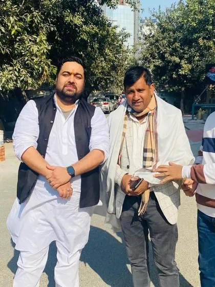 These photos show me with fellow members of the 'Rashtriya Lokadhikar Sangh'. We regularly meet to plan legal awareness camps and provide free legal assistance to those who cannot afford it.