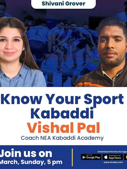 I was invited as a guest on the 'Know Your Sport' show by Khul Ke to discuss the rules of Kabaddi and the state of the game in India.