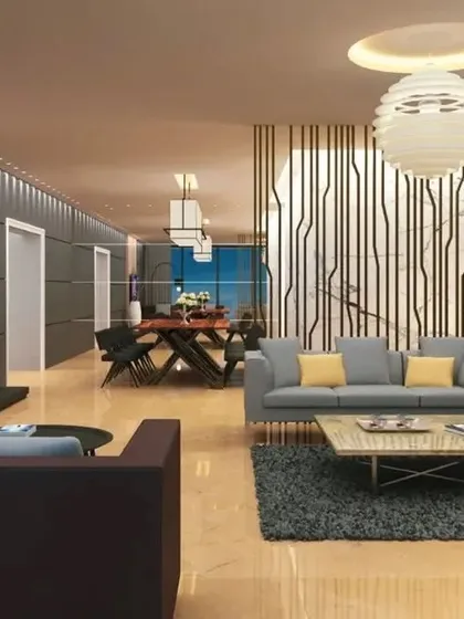 This visualization shows an open-plan condominium designed for optimal usability and style. I focused on creating generous spaces with features like wrap-around balconies to connect residents with the beautiful landscapes outside.