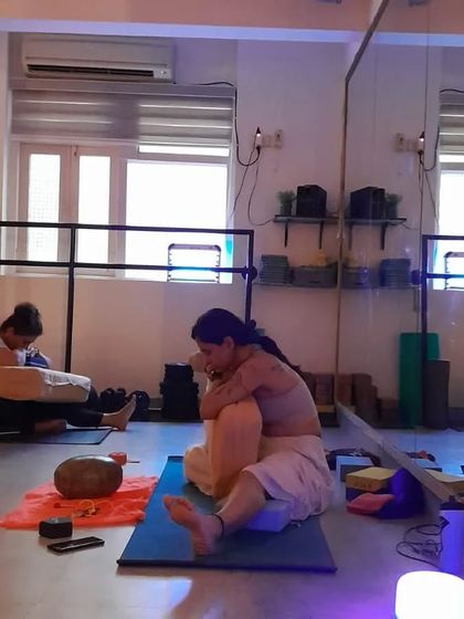 A glimpse of our Meditative Sunday Sundowner, a Yin Yoga session designed for deep release and relaxation.