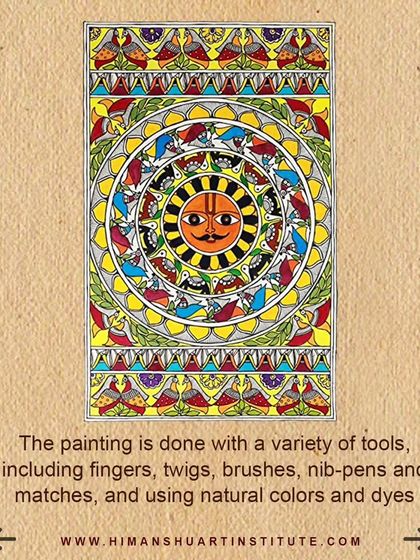 Learn about the rich history of Madhubani painting through this series. We explain its origins in the Mithila region of Bihar and the symbolism behind its beautiful motifs.