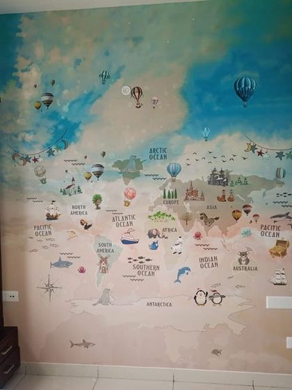 Ansari - Wallpaper & Mural Installation Kids' Room Transformations photo 9