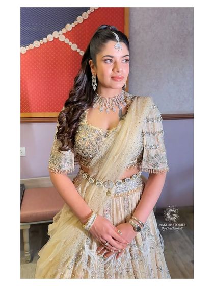 Geethanjali Venkatesh - Special Occasion Makeup Regal Reception & Sangeet Glam photo 27