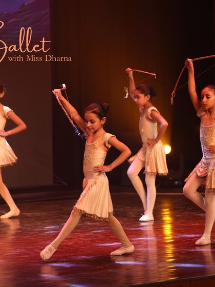 Our Ballet Level 3 students performing 'The Warrior.' This piece combined powerful movements with elegant poise, telling a story of strength and resilience through dance.