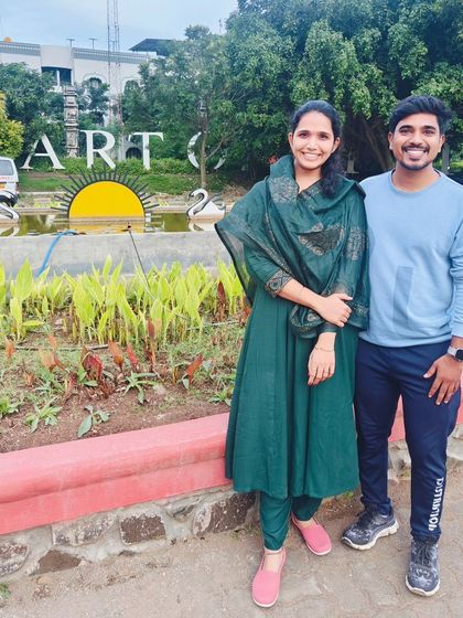 At the Art of Living Ashram, ready to begin a silence retreat. Investing in my inner peace and growth is a priority.