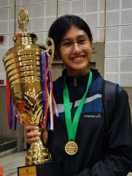 A huge win for Prapti Ghose, securing a gold medal at the Inter-DPS Swimming Meet. This event brings together top swimmers from DPS schools across the globe, making this victory even more significant.