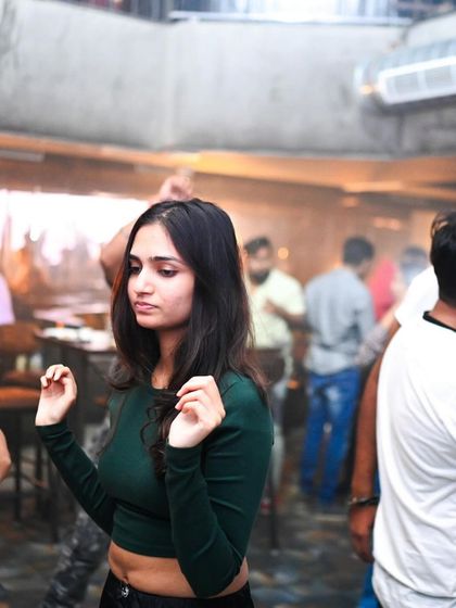 The dance floor during the Diwali party at Flo.
