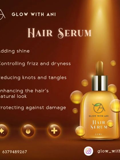 My Hair Serum is a must have for daily styling. It adds shine, controls frizz, reduces tangles, and protects your hair from damage, all in one little bottle.