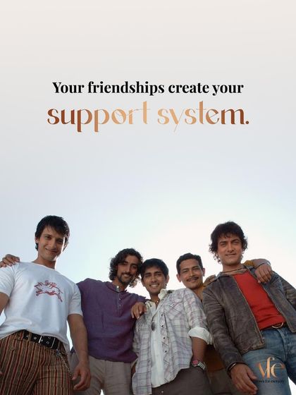 The support system you build with your friends is a training ground for the support you will give and receive in a marriage.