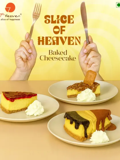 Slice, bite, repeat. Our baked cheesecakes are here to make your dreams come true, with flavors like strawberry, Lotus Biscoff, and a choco-caramel combination.