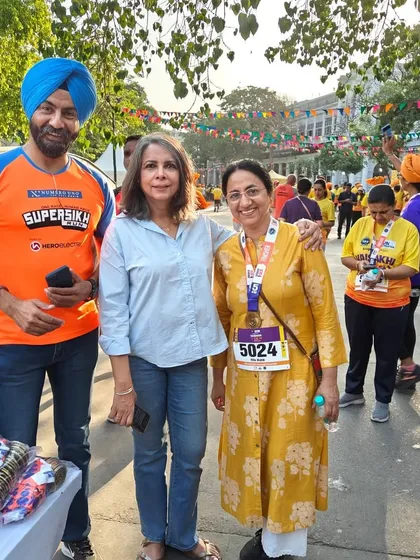 A member with the race organizer. We appreciate the hard work that goes into putting on these events.