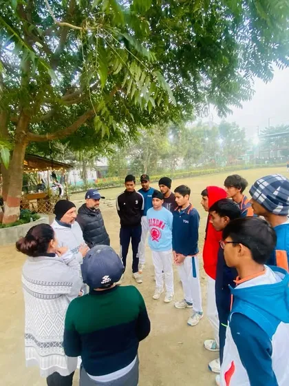Our players listening intently to the experiences and advice shared by cricket legend Syed Kirmani. These interactions are priceless.