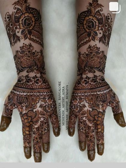 Azra Mehendi - Mehendi Artistry Full Bridal Mehendi photo 78