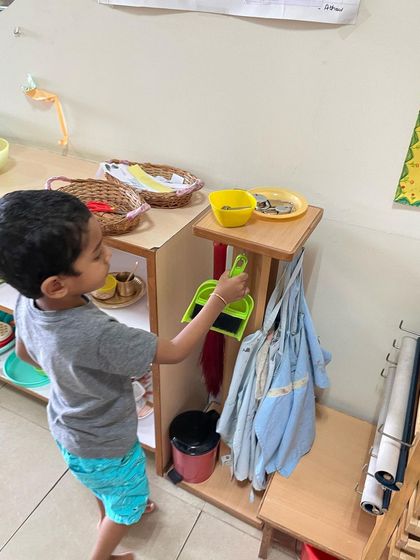 Siksha Montessori - Montessori Preschool & Kindergarten (Ages 2.5-6) Practical Life: Building Independence photo 33