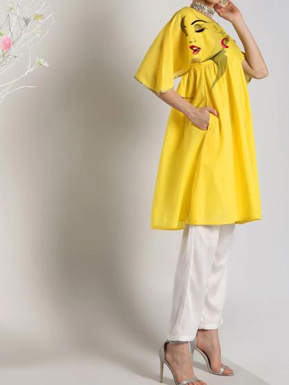 Al Artz - Custom Hand-Painted Wearables & Goods Hand-Painted Kurtis & Dupattas photo 4