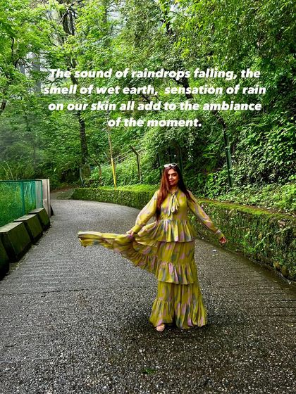 The sound of raindrops, the smell of wet earth. This photo captures the full sensory experience of a monsoon trip in the mountains.