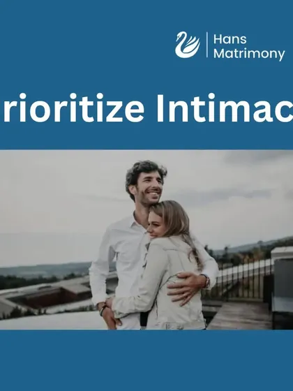 Prioritizing intimacy, both emotional and physical, is key to maintaining a strong connection with your partner throughout your marriage.