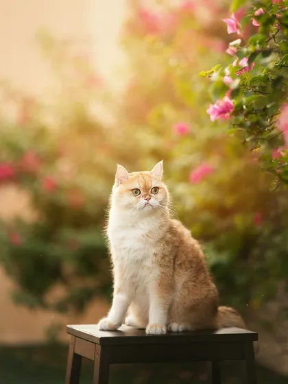 It's not just about dogs! I love photographing all pets, and this handsome cat, Yuki, was an absolute king in front of the lens. His calm and regal presence made for a stunning portrait.
