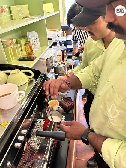 Latte art is more than just looks; it's an indicator of well-steamed milk and a skilled barista. We provide detailed latte art training.