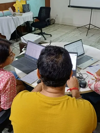 Hands-On Advanced Excel Training for Professionals. A glimpse into our 5-day intensive workshop on Advanced Excel. Here, I'm providing one-on-one guidance to help participants master complex data analysis and streamline their reporting processes.