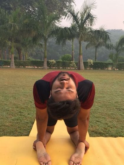 This variation of Ustrasana (Camel Pose) shows a different way to enter the backbend, focusing on opening the upper back. Every pose has modifications, and we find the one that works best for your body.