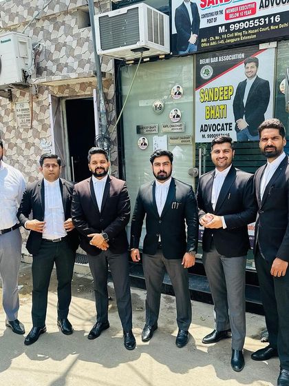 My team standing outside our chamber, ready for the day's challenges. We stand united for our clients.