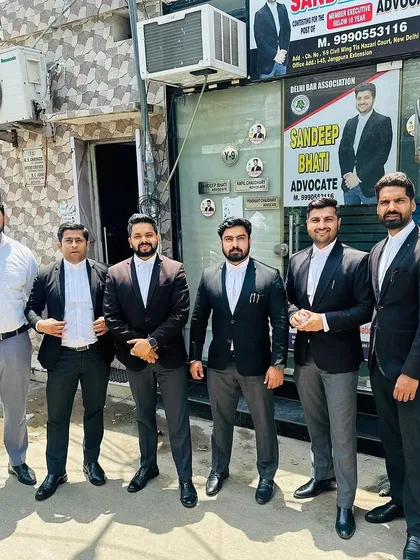 My team standing outside our chamber, ready for the day's challenges. We stand united for our clients.