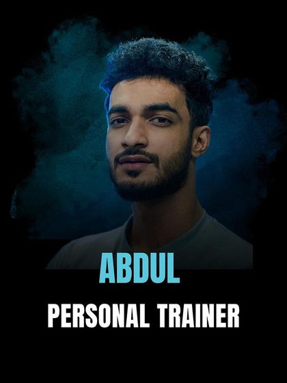Meet Abdul. His mission is to guide you through your transformation with focus and expertise.