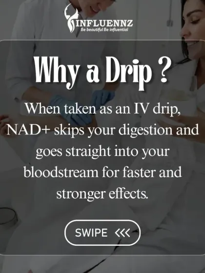 Taking NAD+ as an IV drip allows it to bypass the digestive system. This ensures it goes straight into your bloodstream for faster, stronger, and more effective results compared to oral supplements.