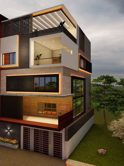 RJ Interiors & Architecture - Design & Build Services Modern Home Exteriors photo 56