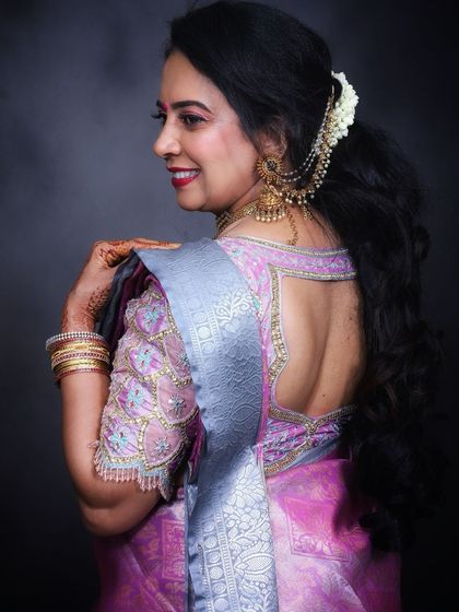 Vidya Naveen - Makeup, Styling & Cultural Arts Classes Bridal & Special Occasion Makeovers photo 22