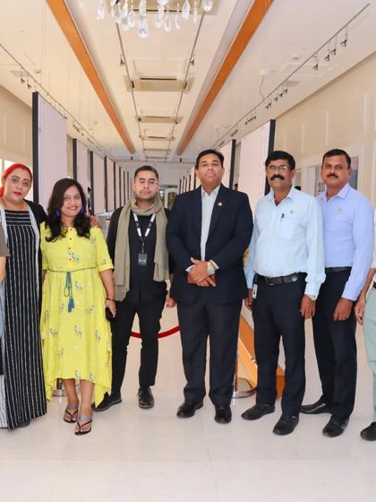 The Sublime Galleria team with partners at the 'Mystic Mirage' opening, celebrating another successful collaboration.