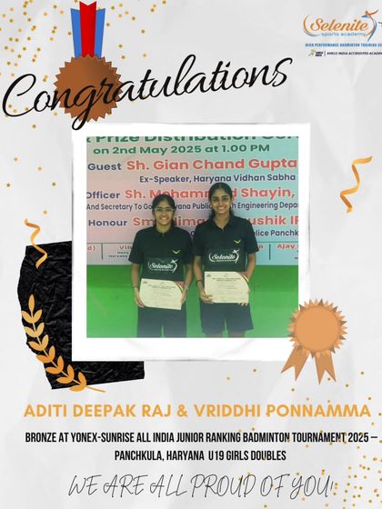 Selenite Sports - High Performance Badminton Training Our Champions' Podium Finishes photo 37