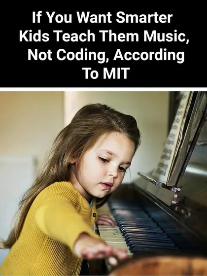According to research from places like MIT, teaching kids music can be one of the best ways to help them become smarter. It's a powerful thought that we truly believe in.