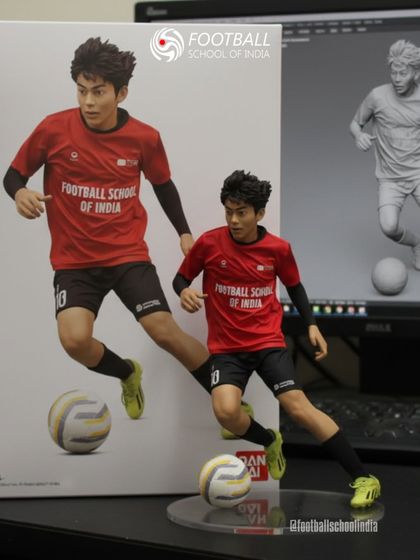 The faces of our football dreams. Another one of our players gets the AI figurine treatment.