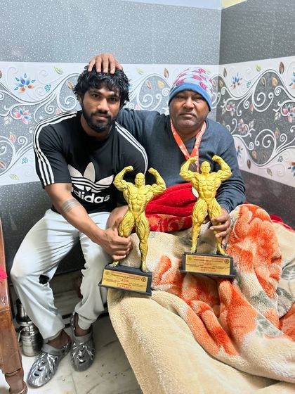 Bringing the trophies home to my father. His support is my backbone. This is for him and for everyone who believed in me.