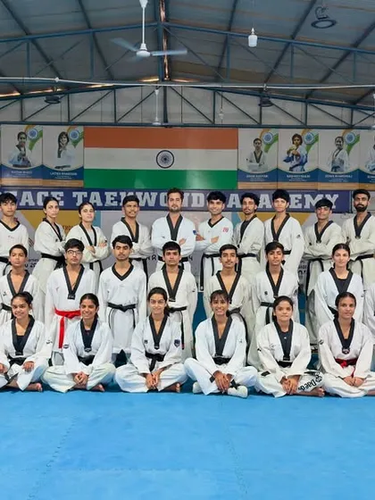 We are more than an academy; we are a family. This is our team of dedicated athletes, from young beginners to senior champions, all united by a shared passion for Taekwondo and the dream of bringing glory to India.