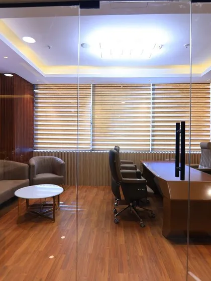 A great office space deserves professional photos. I shot this director's cabin to highlight its modern design and professional atmosphere, providing the client with high-quality images for their corporate profile.